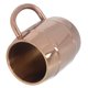thumbnail image 5 of Taza de café de acero inoxidable, taza de café aislada de doble pared, gran capacidad con asa para el hogar y la Oficina, oro rosa, 420ML, 5 of 14