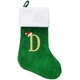 thumbnail image 1 of HOME'S FRIEND Christmas Stockings with Letters, 18 Inch Plush Monogram Christmas Stockings,Name Initial Large Embroidered Stockings,Christmas Tree Dec, 1 of 5