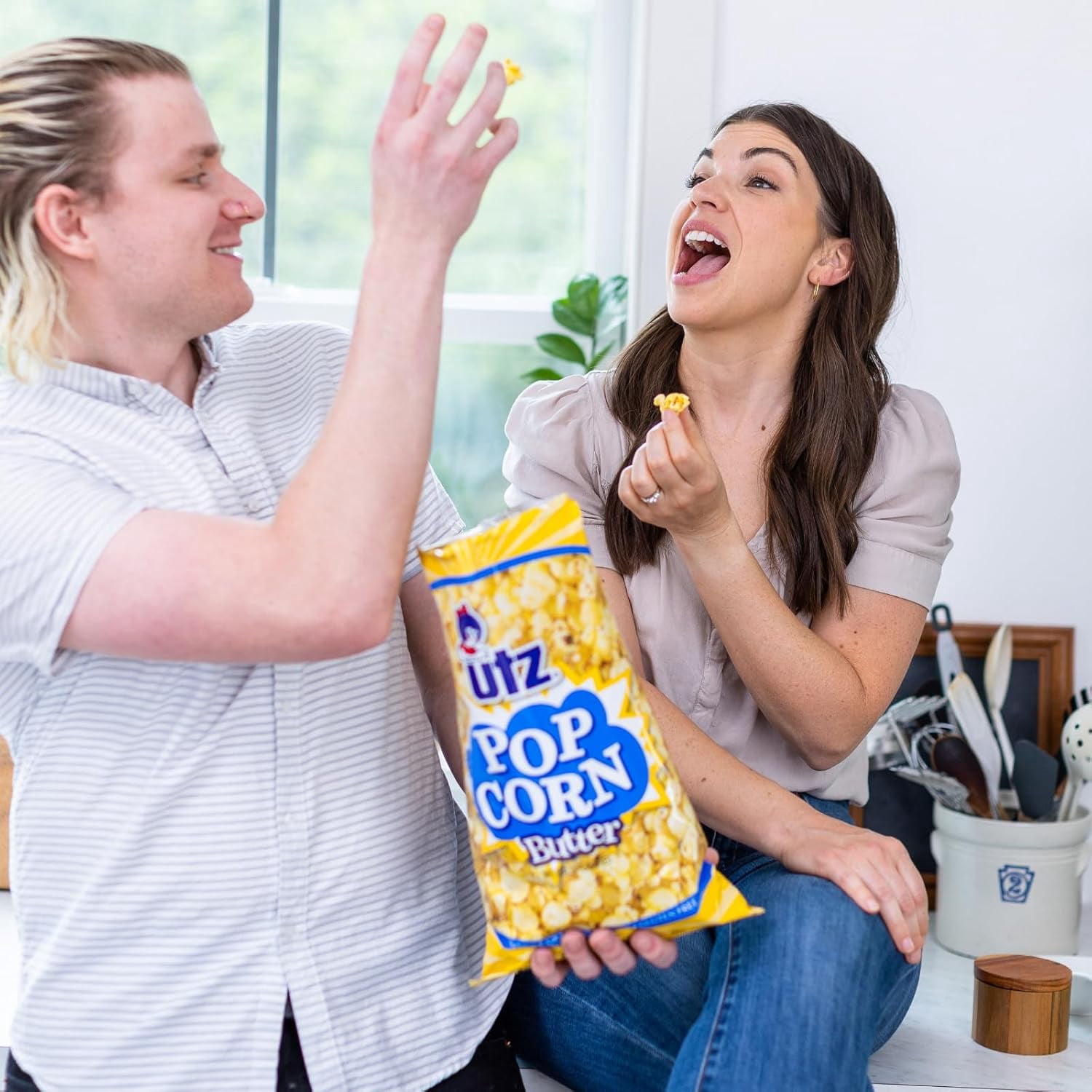 Utz Butter Popcorn, Movie Theater Style, 2.5 oz - Pack of 14