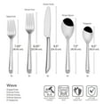 thumbnail image 5 of Towle Wave 20-Piece Forged Flatware Set, Stainless Steel, 5 of 10
