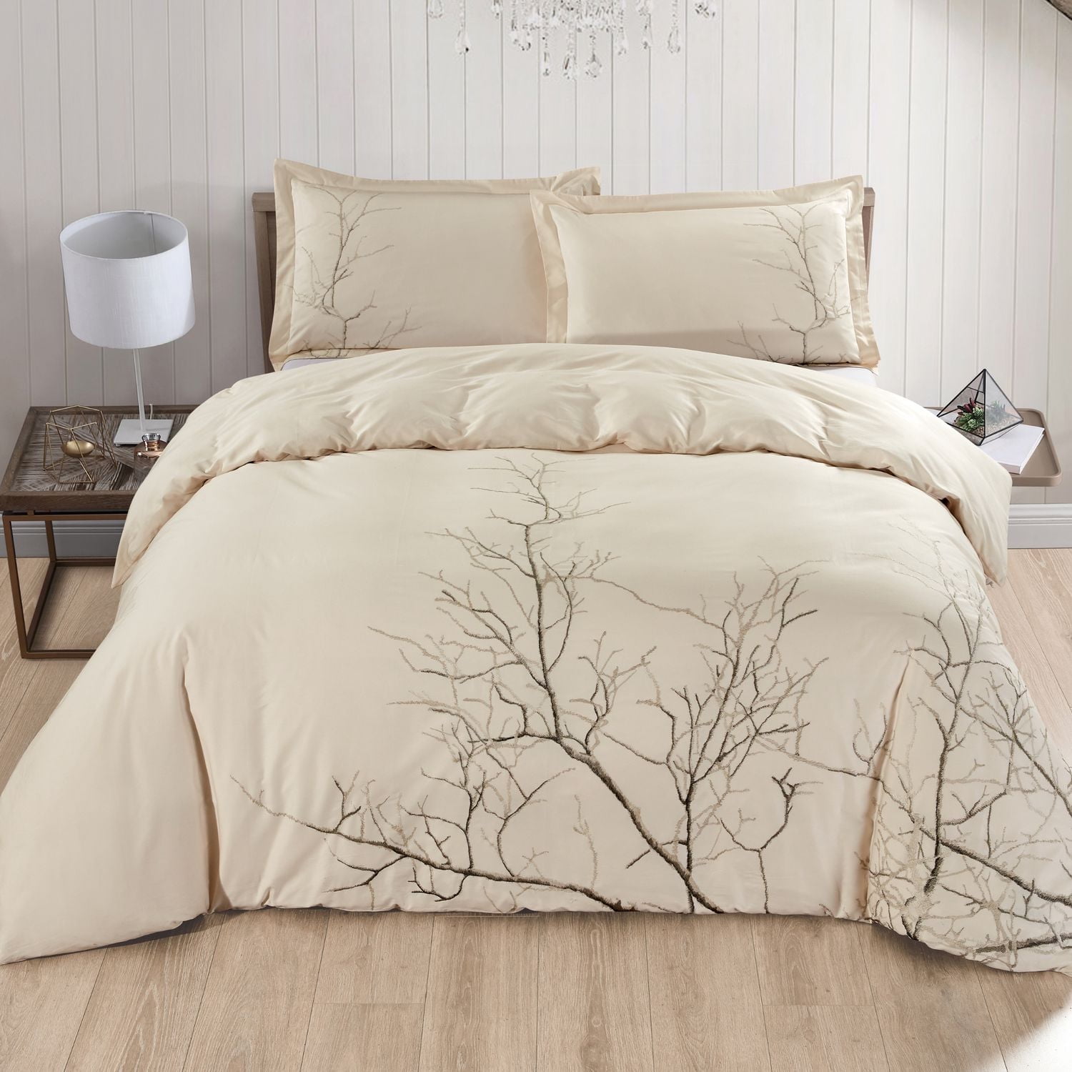Ensemble de housse de couette brodé en Algonquin