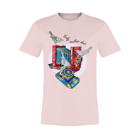 Two Vintage Cameras With Birds Premium Tee Men's -Image by Shutterstock