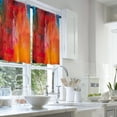 thumbnail image 2 of LALILO Kitchen Curtains and Valances Set of 3 36" Colorful Window Treatment Tiers for Window Decor, 2 of 5
