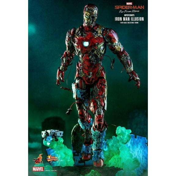 Spider-Man Far From Home 12 Inch Action Figure 1/6 Scale Series - Mysterio's Iron Man Illusion Hot Toys 906794