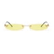 thumbnail image 4 of Gafas de sol rectangulares sin montura Slim Fit Gafas transparentes delgadas vintage Bisagra de resorte Ormromra CPB-DE-WX321-3, 4 of 5