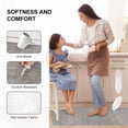 thumbnail image 4 of Kitchen Mat Set of 2 Non Slip Waterproof Kitchen Rugs, Washable Low Profile Floor Mats 17"x28" + 17"x48", Oriental Medallion Soft Mats for Sink, Laundry Room & Entryway, 4 of 6