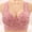 B144 Pink Clearance Bras under $5, variant on Bras Under $5! Cagogo Women's Full Coverage Front Closure Wire Free Bra Comfortable No Underwire Pushup Daisy Bras Plus Size Supportive Everyday Bras for Older Women Brasieres Para Mujer