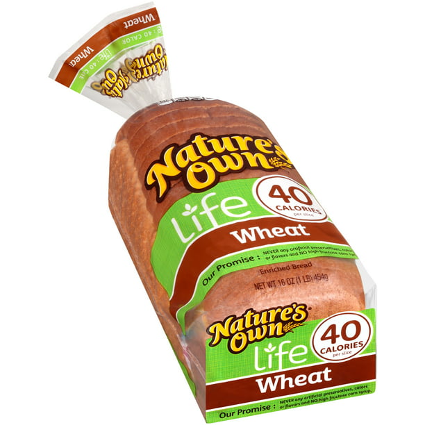Nature's Own® Life 40 Calorie Wheat Bread 16 oz. Bag ...