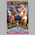 thumbnail image 2 of Mens WWE Hulk Hogan VS The Ultimate Warrior Poster Long Sleeve Shirt, 2 of 4
