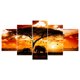thumbnail image 1 of Puesta Animal 5 Panel 5D DIY Full Round Drill Diamond Painting (L2221), 1 of 9