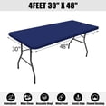 thumbnail image 3 of Sunggoko Picnic Table Cloth Waterproof Fitted Vinyl Tablecloth Rectangle Tablecloth Elastic Fitted Flannel Vinyl Tablecloths For 6ft Folding Tables Wipeable Table Covers For Indoor Outdoor Clearance！, 3 of 4