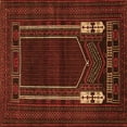 thumbnail image 1 of Ahgly Company Indoor Square Persian Orange Traditional Area Rugs, 3' Square, 1 of 1