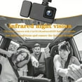 thumbnail image 3 of TFixol Triple Lens 1080P Car DVR with Night Vision, Parking Monitor, and WIFI Connectivity - Black (No Memory Card Included), 3 of 6