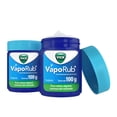 thumbnail image 1 of Vicks - Vick VapoRub - Pack Vaporub Ung&uuml;ento, para Resfriado, con Aroma a Mentol, Eucalipto y Alcanfor, 100 gr c/u (Pack de 2) Vicks NA, 1 of 7