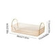 thumbnail image 3 of Organizador Transparente para Lavabo de Plástico | Caja Organizadora de Cosméticos con Asa de Cinta | Canasta Transparente para Encimera | Capacidad de 1 Litro | 30x17x11.5cm | Para Baño, Tocador, 3 of 6
