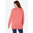 thumbnail image 2 of Woman Within Plus Size Crewneck Fleece Sweatshirt, 2 of 6