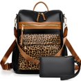 thumbnail image 1 of Dora & Liz Mochila para mujer Monedero Mochila de cuero Monedero para mujer Mochila de moda de viaje Bolsos de hombro de diseñador para mujer, 1 of 5