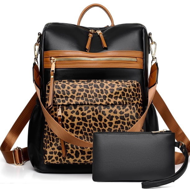 Dora & Liz Mochila para mujer Monedero Mochila de cuero Monedero para mujer Mochila de moda de viaje Bolsos de hombro de diseñador para mujer