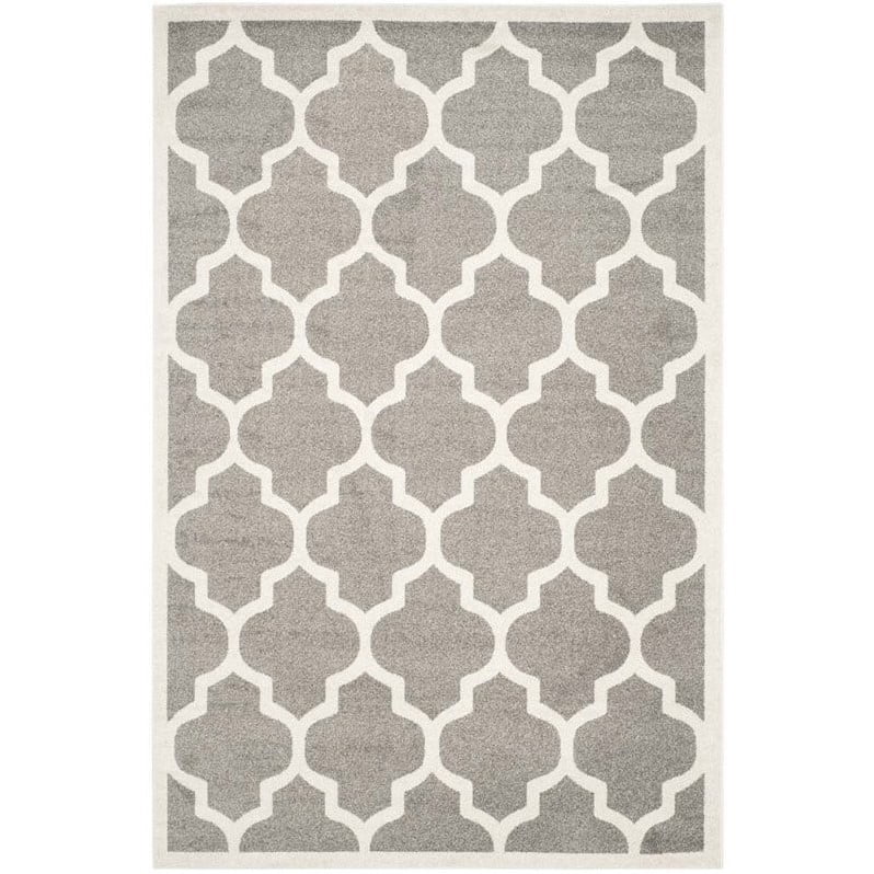 Foss Unbound Smoke Gray Ribbed 6 ft. x 8 ft. Indoor/Outdoor Area ... Foss Unbound Smoke Gray Ribbed 6 ft. x 8 ft. Indoor/Outdoor Area ...