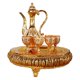 thumbnail image 1 of Juego de cafetera para el hogar con tazas y bandeja, juego de servicio de té para mesa de comedor de vacaciones, dormitorio Dorado Macarena Jarra de bebidas, 1 of 5
