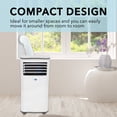 thumbnail image 2 of Whynter ARC-102CS 3-in-1 Portable Air Conditioner, 10,000 BTU (ASHRAE) / 7,000 BTU SACC, Cools 300 Sq Ft, AC, Dehumidifier & Fan with Remote for Small Rooms, 2 of 10