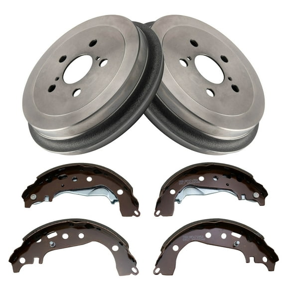 TRQ Rear Brake Shoe & Drum Kit Fits Select 2009 Toyota Prius