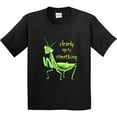 thumbnail image 3 of Inktastic Praying Mantis Clearly Up to Something Youth T-Shirt, 3 of 5