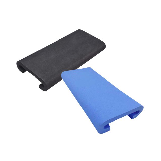2 piezas de asiento de bote de dragón almohadilla u forma cómoda de asiento kayak de kayak protector de paleta para campamento para pescar en bote de azul negro
