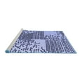 thumbnail image 2 of Ahgly Company Machine Washable Indoor Rectangle Abstract Blue Modern Area Rugs, 8' x 10', 2 of 4