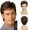 Brown, variant on JOFMWIX Men's Short Wig, Natural Layered Synthetic Wig, Suitable for Everyday Wear and Halloween.