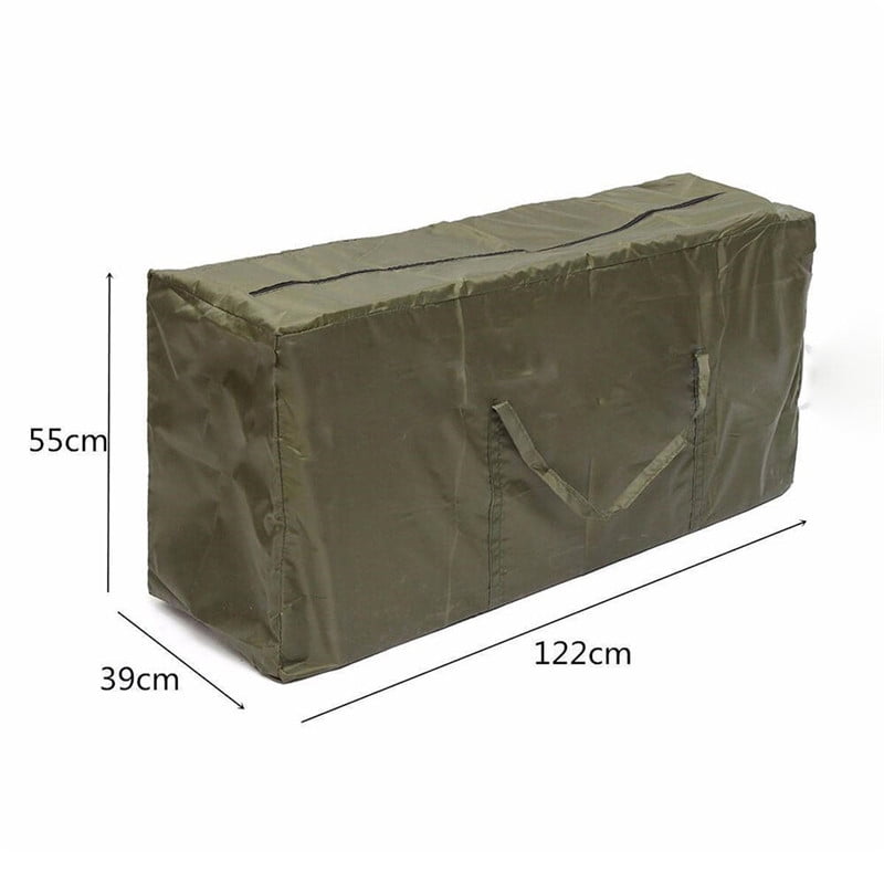 Zipped Case Waterproof Large Outdoor Garden Furniture Cushion Trunk Storage Bag~ 