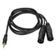 thumbnail image 2 of Cable Adaptador XLR, Cable De Micrófono Buena De Sonido Plug And Play Blindaje Multicapa Amplia Aplicación Claridad De Señal Para Estudio Para Espectáculos En, 2 of 7