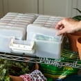 thumbnail image 4 of IRIS 4" x 6" Photo Storage Craft Keeper with 16 cases, Pearl, 2Pk, 4 of 10