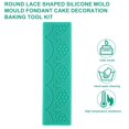 thumbnail image 3 of Lace Silicone Mould Universal Cake Decorating Tools Sugar Craft Embossed Mold, 3 of 7