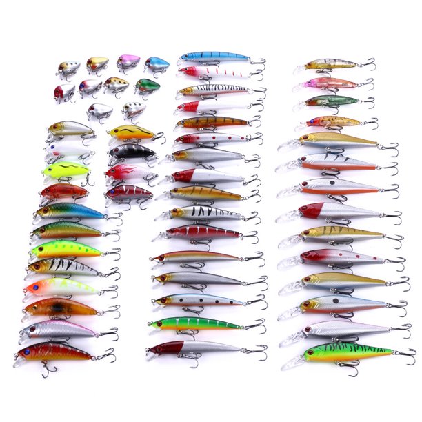 Set de cebo de pesca Luya de 56 piezas