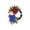 C, variant on 250th Year Patriotic Wreath Decorations, 4th of July Chrysanthemum Wreaths with Bow for Front Door, Red White Blue Spring Door Wreath for Independence Day, Memorial Day for Indoor Outdoor Decor