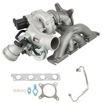 Stigan Turbo w/ Turbocharger Gaskets & Oil Feed Line For VW Tiguan Jetta GLI Golf GTI Passat CC Eos Audi A3 Q3 2.0T CCTA