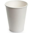 thumbnail image 2 of 8 oz Coffee Cups Bulk Hot Cups (500 Case) - Paper Cups 8oz Large Pack Cups for Office - Hot Drink Cups for Dispenser To Go Paper Cup White, 2 of 6