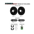 thumbnail image 2 of Power Sport Rear Brakes and Rotors Kit, 2 of 6