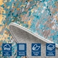 thumbnail image 3 of 8x10 Area Rugs Modern Abstract Faux Wool Rug Ultra-Soft Low Pile Accent Rug Stain Resistant Carpet Machine Washable Rugs for Bedroom with Non Slip Backing, 3 of 7