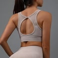 thumbnail image 4 of TINZ Medium Sports Bras For Women Workout Crop Tops With Removable Pads Yoga Racerback Bra Tops Workout Mesh Back Women Crop Tops, 4 of 8
