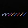 thumbnail image 4 of 40 piezas de aretes y piercings nasales en colores variados (esferas y conos), 2 diseños, material plástico no tóxico, incluye caja de almacenamiento, ideal para uso diario., 4 of 6