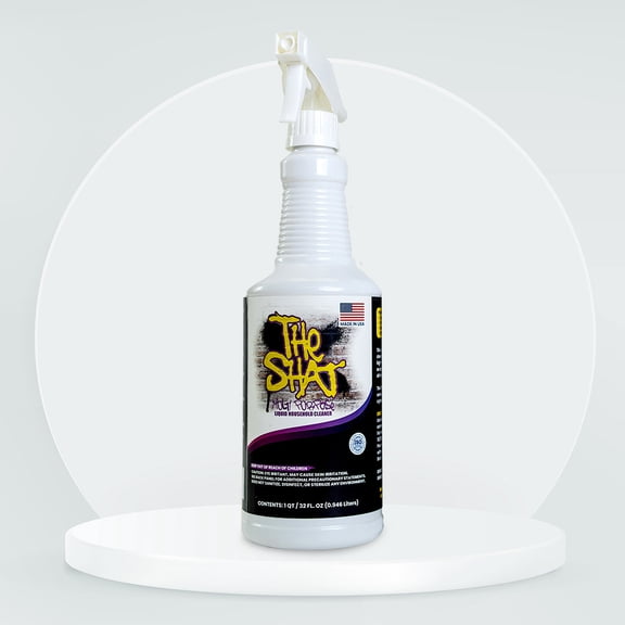 The Shat Cleaner- All Purpose Cleaner & Degreaser- All Purpose Cleaning Spray for Hardwood, Countertops, Carpet, Tiles, and Fabrics. Multipurpose & Multi-surface Cleaner- 32 Oz