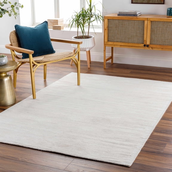 Hauteloom Fojup Living Room, Bedroom Area Rug - Contemporary - Medium Gray - 2' x 3'