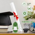 thumbnail image 3 of Hand-Hooking Cute Plush Dolls, Doctoral Hat Cucumber 2024 Pendant, 3 of 5