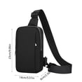thumbnail image 3 of Clearance Under $5 Boovnll Sling Bag for Women Men, Multipurpose Large Capacity Crossbody Bag, Fashion Portable Chest Bag for Outdoor Hiking, Camping, Trip, Travel, Backpack, Sling Bag, 3 of 6
