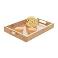 Czzoypi Bamboos Serving Tray-Bed Tray Coffee Table with Handles Kitchen ...