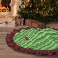 thumbnail image 5 of Kdxio Cactus Print Christmas Tree Skirt Christmas Xmas Tree Skirts Mat for New Year Holiday Christmas Party Decorations-36", 5 of 6