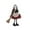 Red, variant on Halloween Scary Witch Doll Pendants — Colorful Attire with Creepy Shadows, Halloween Decorations for Porch Ceilings, Tree Branches & Entryway Displays — great for Halloween Parties with eerie setups