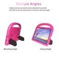 thumbnail image 5 of Kidsproof Case for Galaxy Tab A8 2022(10.5 inch), Allytech Convertible Handle Foldable Stand Full Body Protective EVA Impact Resistant Case fro Samsung Galaxy Tab A8 10.5" Model SM-X200/X205, Pink, 5 of 8